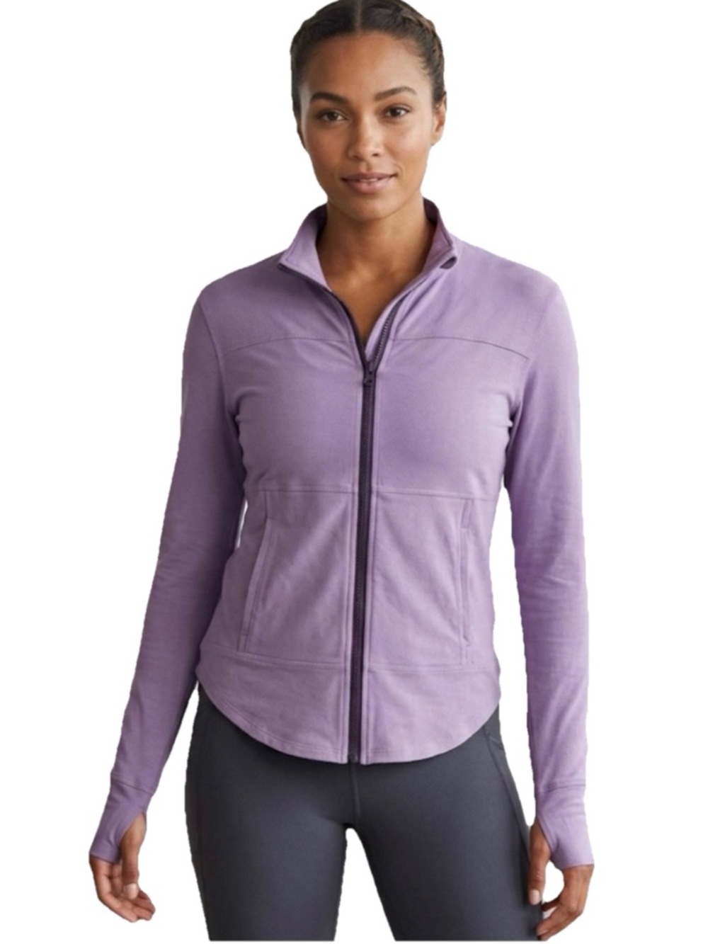 Chaser Women’s Purple Zip Up Jacket Size Small